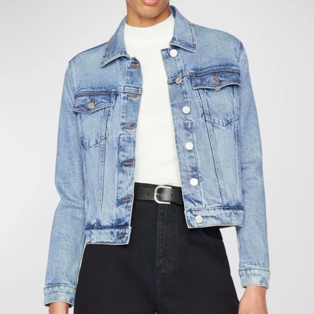 Frame Denim Light Blue Jean Jacket